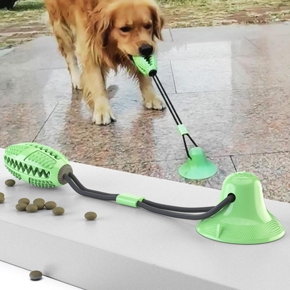 Suction Cup Dog Tug Toy - Cão mastigar brinquedos para mastigadores agressivos