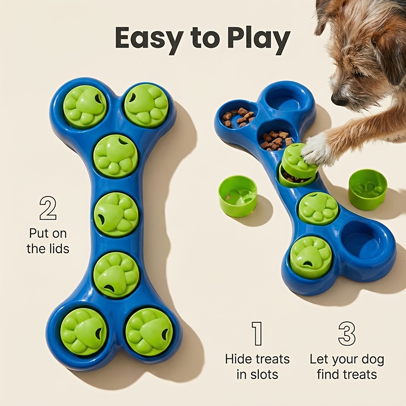 Dog Puzzle Feeder Toy - Brinquedos para Aliviar a Ansiedade de
