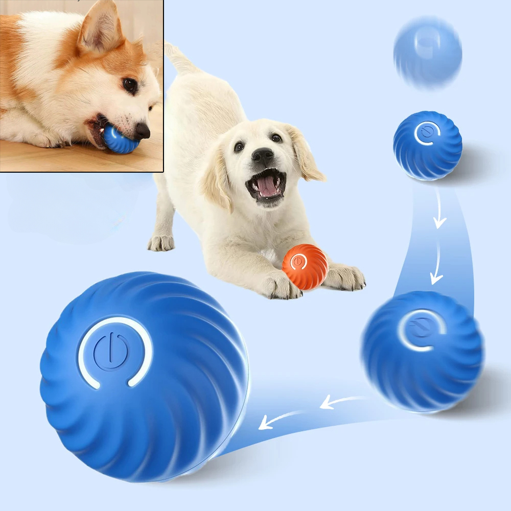 Automatic Moving Dog Ball - Bola de Brinquedo para Cães com