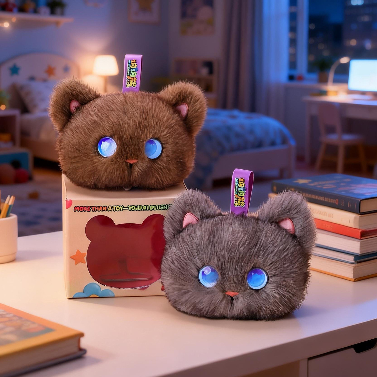 Cat Toys - Brinquedo Interativo de Gato de Pelúcia