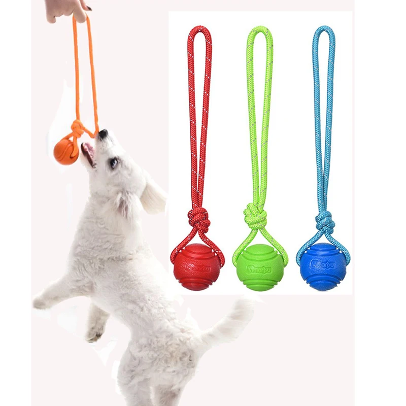 Suction Cup Dog Tug Toy - Bola de treino para cães, em