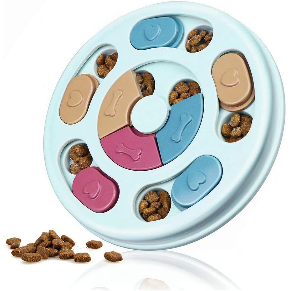 Dog Puzzle Feeder Toy - Interativo Slow Feeder Puzzle Brinquedos para