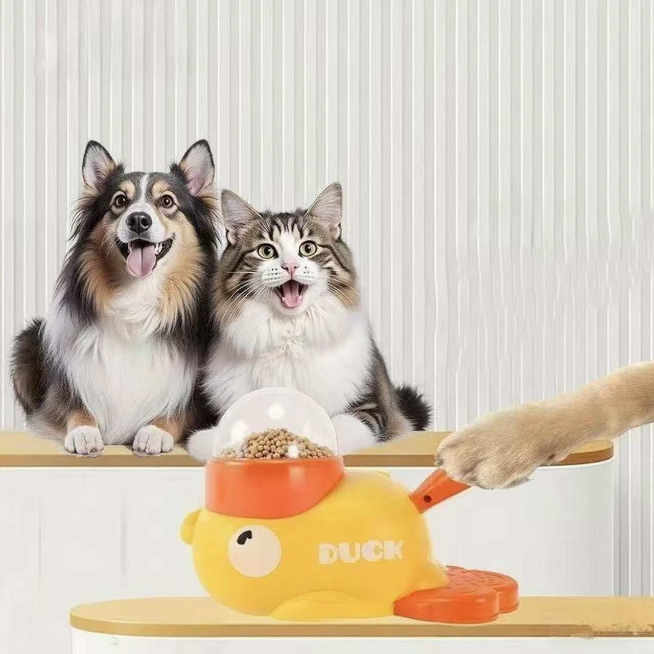 Dog Puzzle Feeder Toy - Dispensador Interativo de Petiscos para Gatos