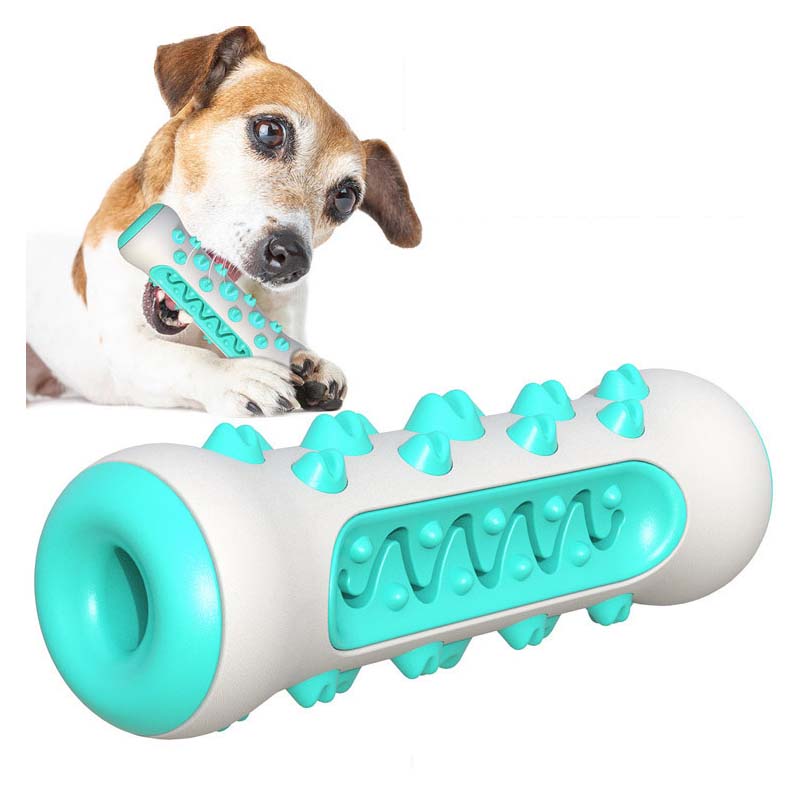 Teeth Cleaning Dog Chew Bone - Bastão Molar para Cães em TPR,
