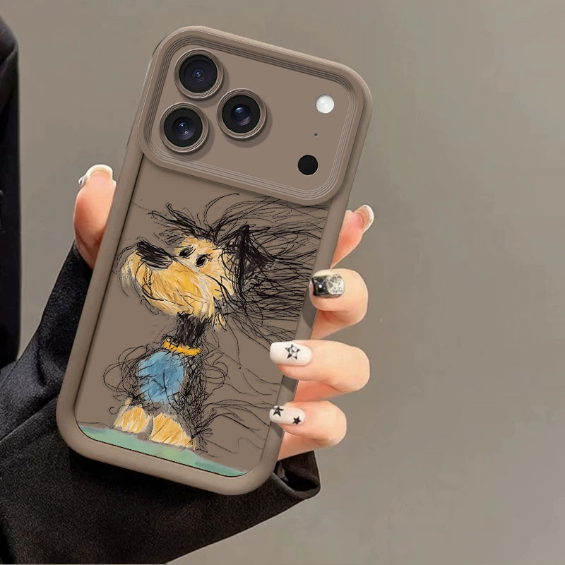 Dog Toys - Capa de Silicone Flexível para iPhone