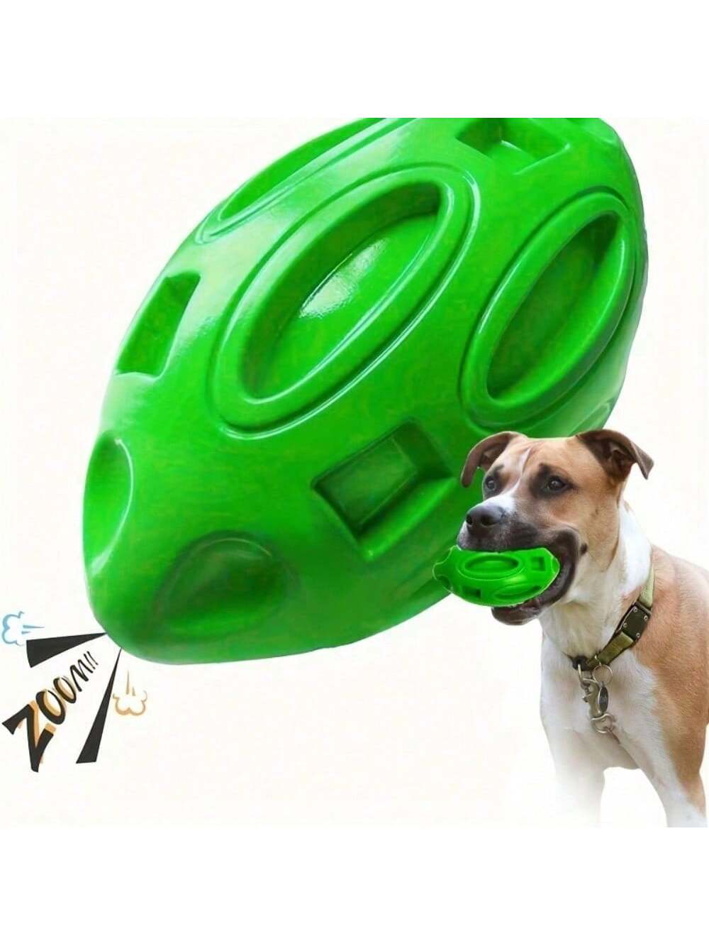 1PC Bola de Rugby Indestrutíve - Indestructible Dog Chew Toy avaliação e preço