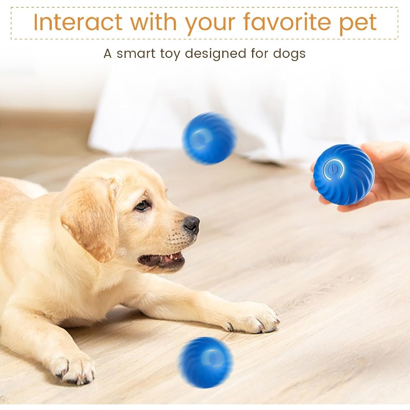 Brinquedo Interativo USB para  - Automatic Moving Dog Ball avaliação e preço