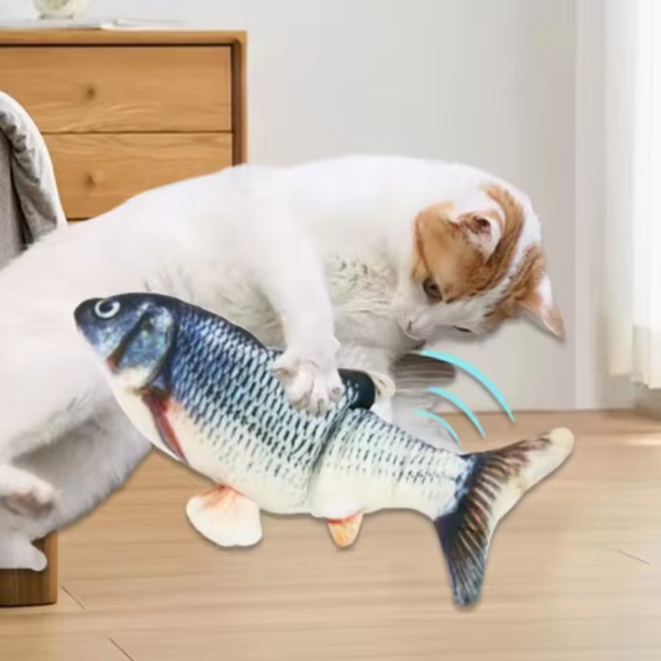 Brinquedo Interativo para Gato - Electric Floppy Fish Dog Toy avaliação e preço