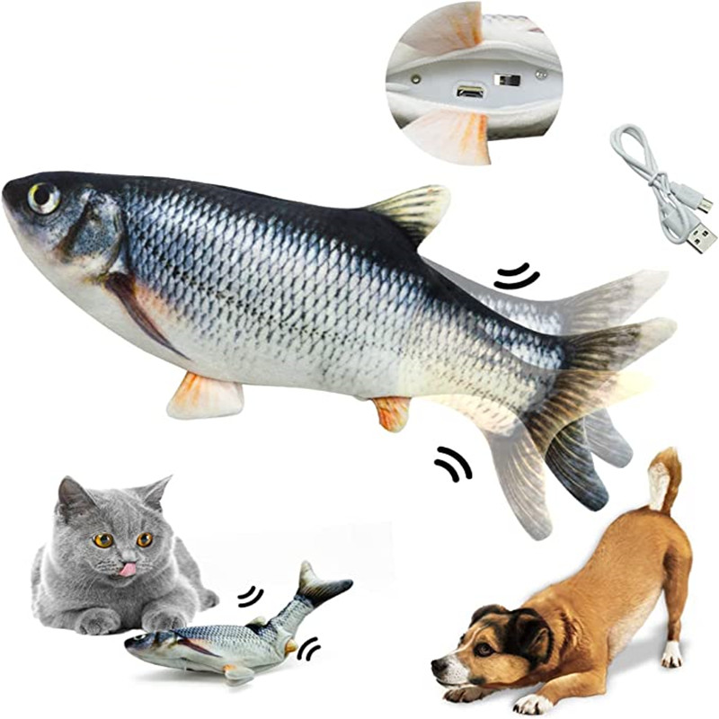 Brinquedo Interativo Elétrico  - Electric Floppy Fish Dog Toy avaliação e preço
