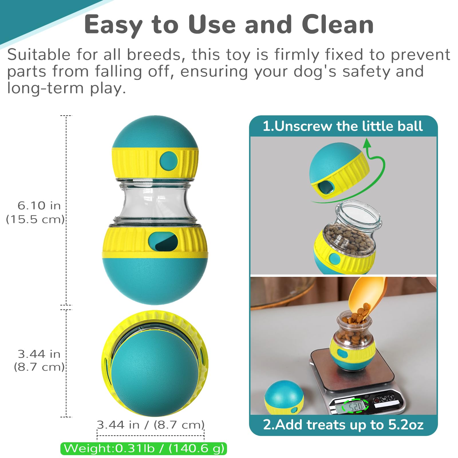 Brinquedos para cães e bola al - Dog Puzzle Feeder Toy avaliação e preço