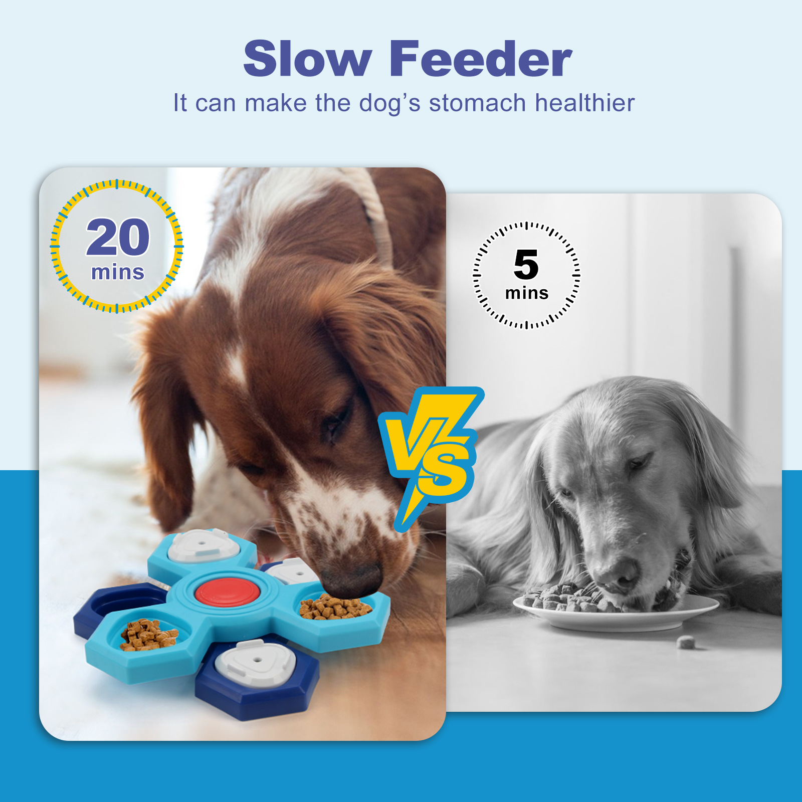 Brinquedos de Quebra-Cabeça pa - Dog Puzzle Feeder Toy avaliação e preço