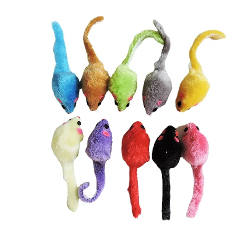 8 peças de brinquedos de pelúc - Catnip Interactive Plush Mouse avaliação e preço