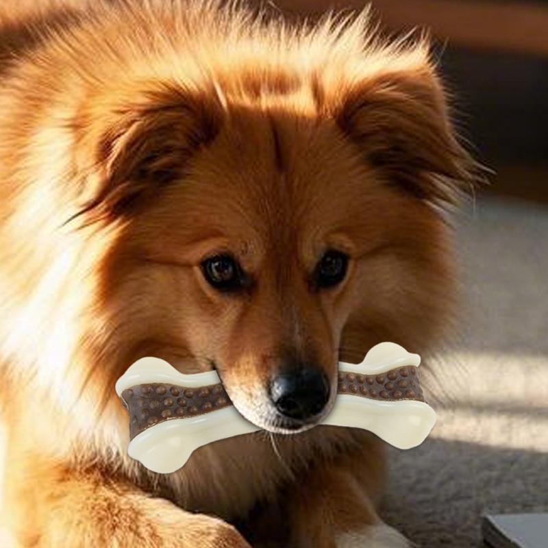 Brinquedo interativo para osso - Teeth Cleaning Dog Chew Bone avaliação e preço