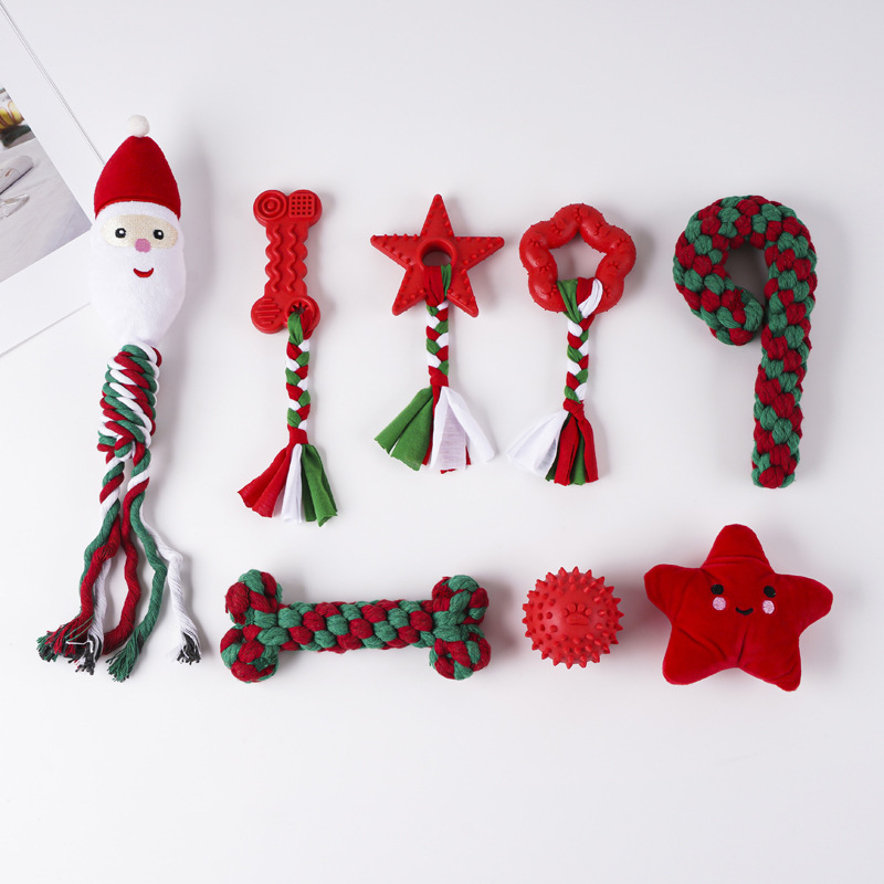 Brinquedo de Natal para cães,  - Indestructible Dog Chew Toy avaliação e preço