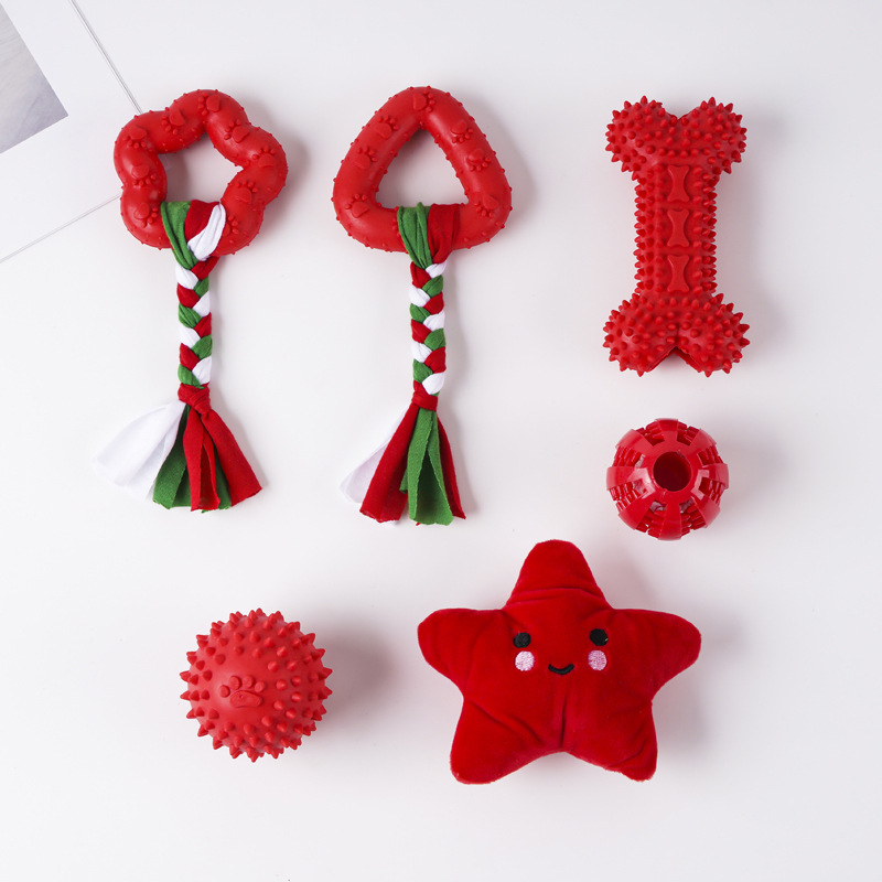 Brinquedo de Natal para cães,  - Indestructible Dog Chew Toy avaliação e preço