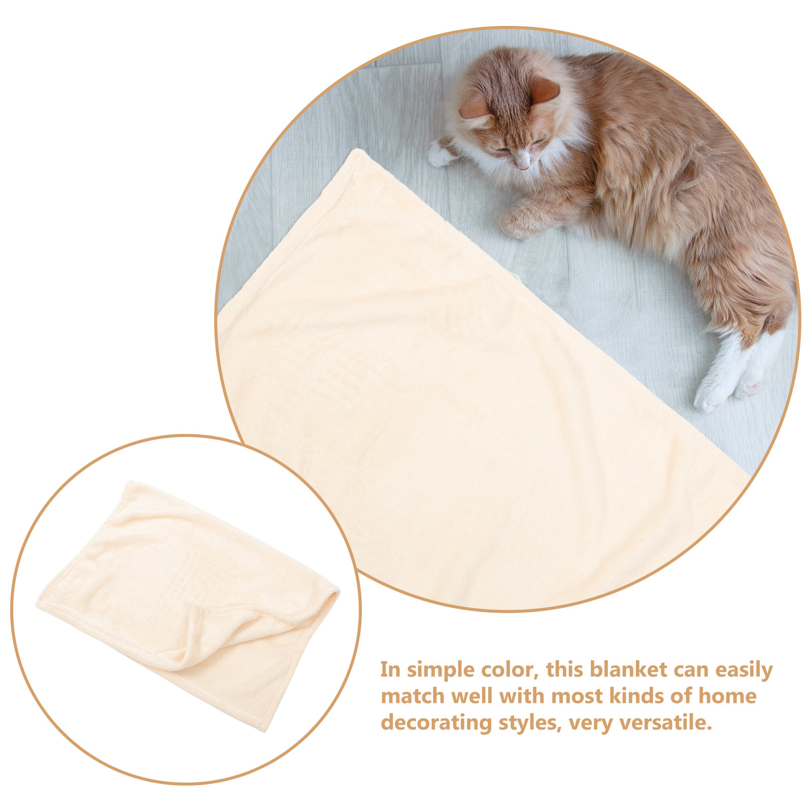 Manta Quente de Lã Coral para  - Pet Beds avaliação e preço