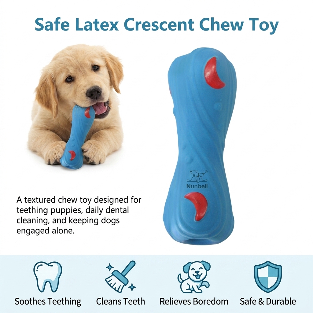 Brinquedo de Limpeza Dental de - Teeth Cleaning Dog Chew Bone avaliação e preço