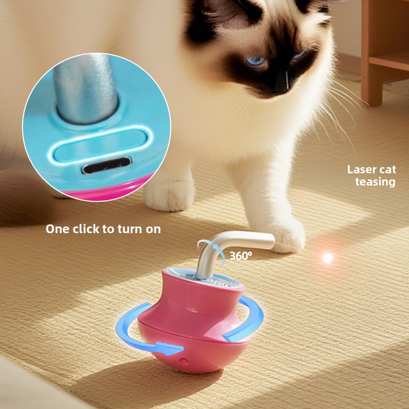 Brinquedos automáticos para ga - Laser Pointer Cat Toy Automatic avaliação e preço