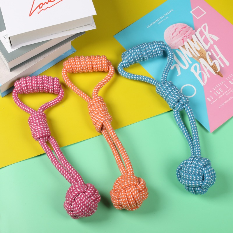 1 unidade de brinquedo de cord - Dog Rope Toy Aggressive Chewers avaliação e preço