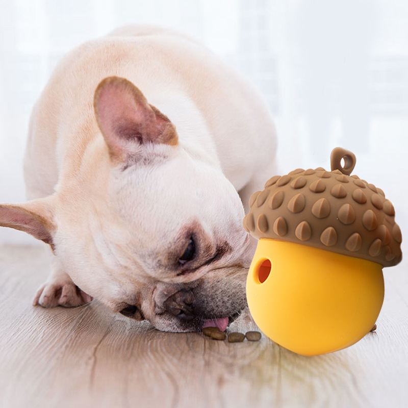 Brinquedos interativos engraça - Rubber Treat Dispensing Dog Toy avaliação e preço