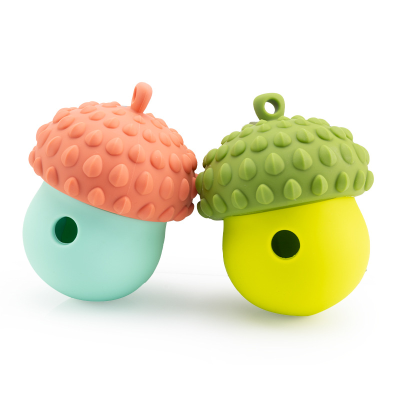 Brinquedos interativos engraça - Rubber Treat Dispensing Dog Toy avaliação e preço
