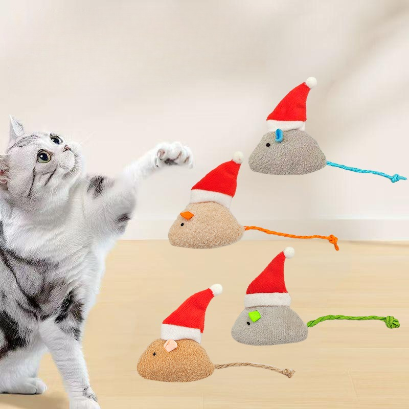 5 pçs gato empurrar mastigar b - Catnip Interactive Plush Mouse avaliação e preço
