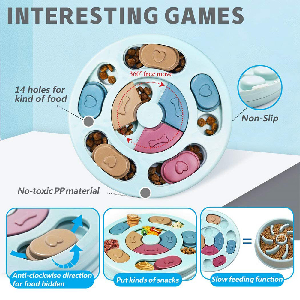 Interativo Slow Feeder Puzzle  - Dog Puzzle Feeder Toy avaliação e preço