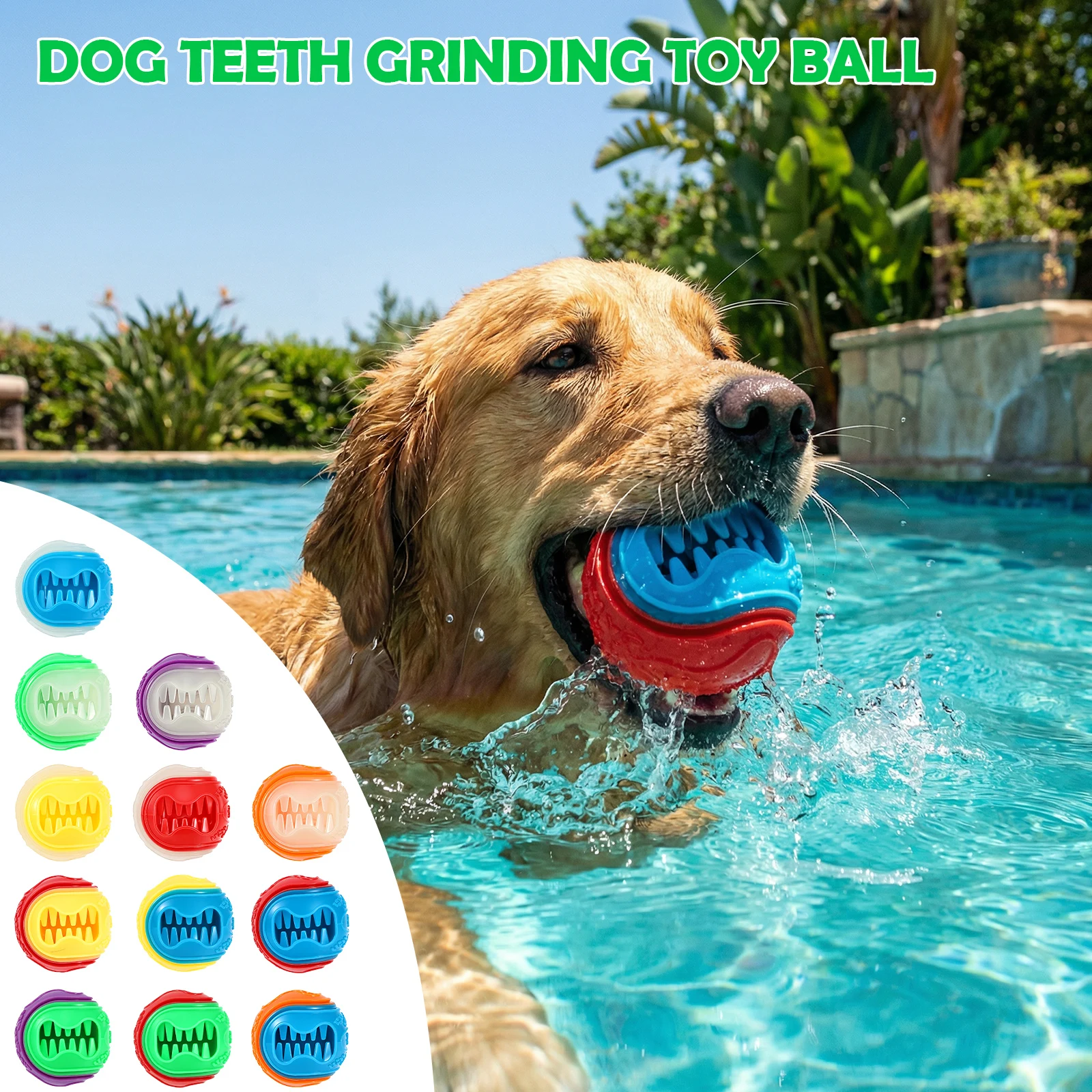 6 Peças Bola Interativa para C - Rubber Treat Dispensing Dog Toy avaliação e preço