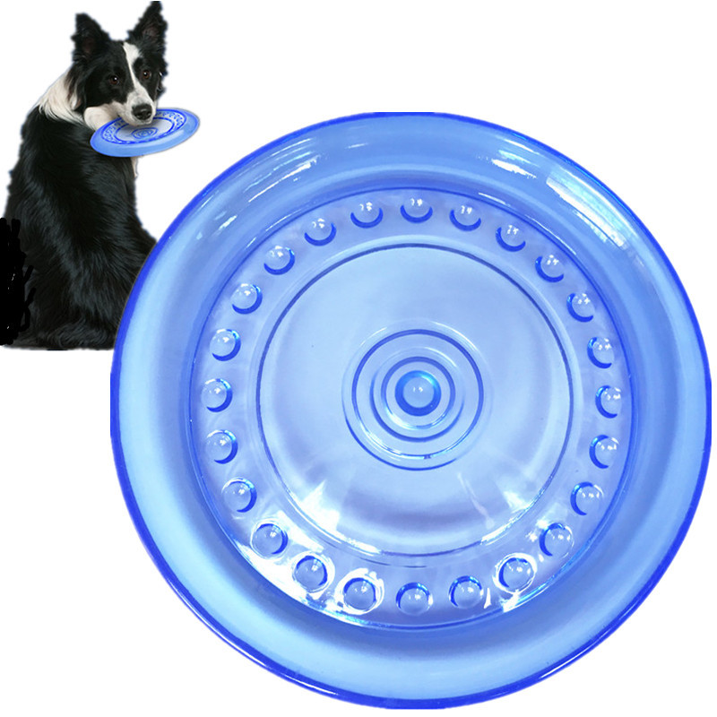 Engraçado cão de estimação dis - Flying Disc Dog Training Toy avaliação e preço