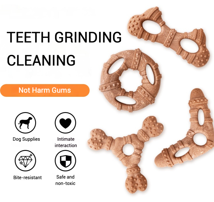 Brinquedo molar de osso de imi - Teeth Cleaning Dog Chew Bone avaliação e preço