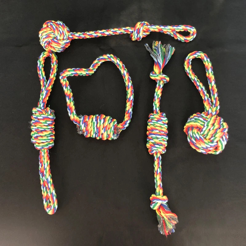 Brinquedos de Corda Duráveis p - Dog Rope Toy Aggressive Chewers avaliação e preço