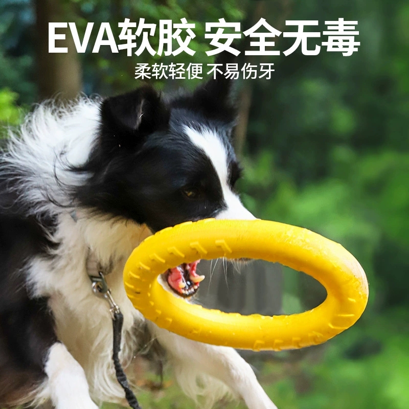 Brinquedo de Mastigar para Cãe - Flying Disc Dog Training Toy avaliação e preço