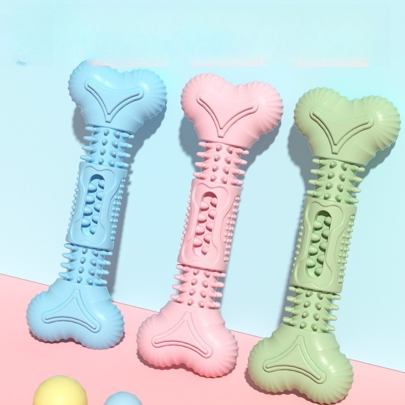 Novo Conjunto de Brinquedos Du - Teeth Cleaning Dog Chew Bone avaliação e preço