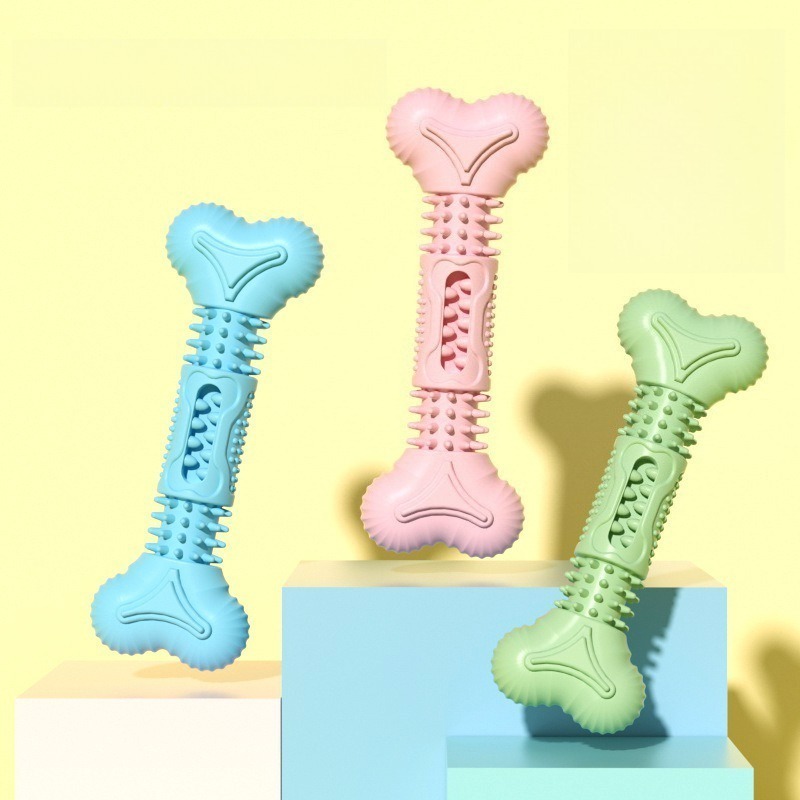 Novo Conjunto de Brinquedos Du - Teeth Cleaning Dog Chew Bone avaliação e preço